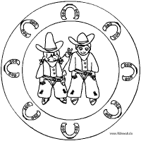 Cowboy-Mandala