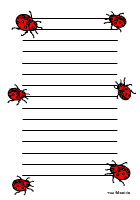 Käfer-Briefpapier