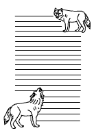 Wolf-Briefpapier