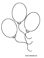 Luftballon Malvorlage