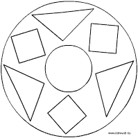 Kreis Dreieck Mandala
