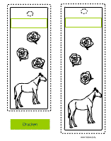 Pferde-Lesezeichen