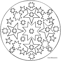 Sterne Mandala