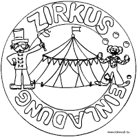 Zirkus-Einladung