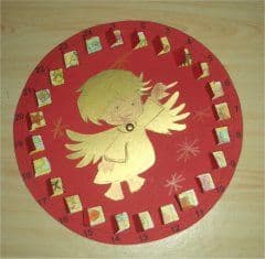 Artikelbild Adventskalender-Uhr basteln