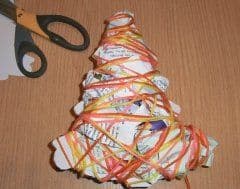 Altpapier Tanne wicklen