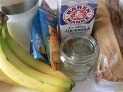 Bananentörtchen Zutaten