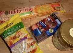 Bätterteigschweinchen Zutaten