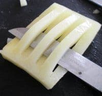 Messer einfädeln