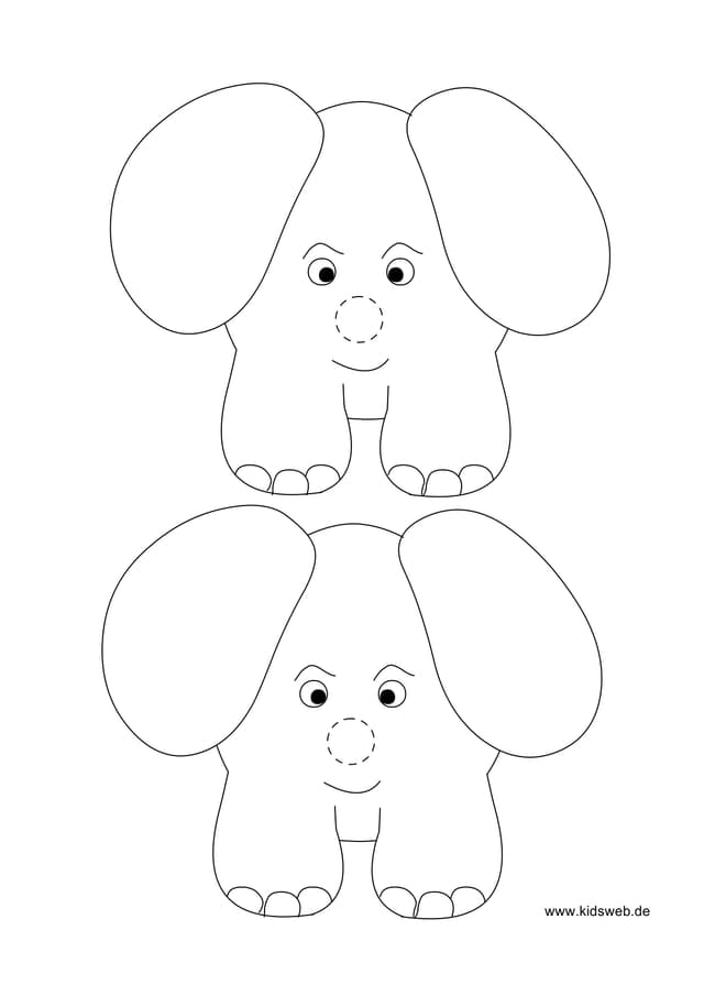  Kidsweb - Elefanten basteln im kidsweb.de 