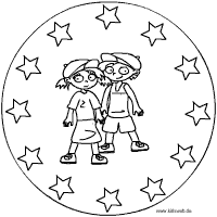 Artikelbild Europa-Mandala  im  kidsweb.de