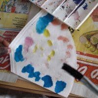 Filtertüte tupfen
