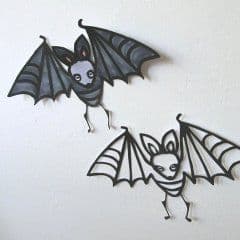 Artikelbild Scherenschnitt Fledermaus basteln