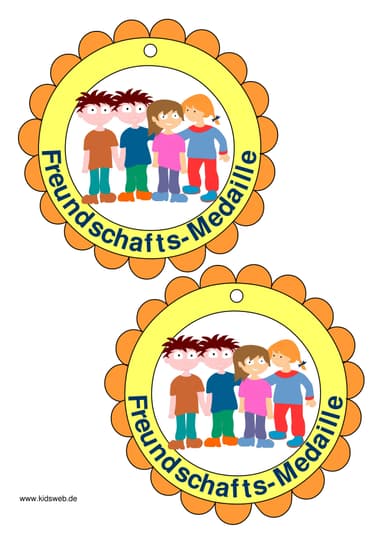 Kidsweb - Medaillen für Kinder
