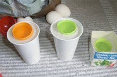 Gips für Eierbecher gießen