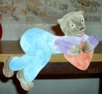 Artikelbild Kantenliege-Herzchenbärchen  basteln