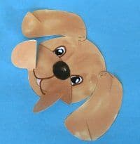 Kidsweb - Hund aus Papier basteln im kidsweb.de