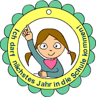In die Schule kommen Medaille
