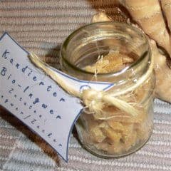 Artikelbild Kandierten Ingwer herstellen