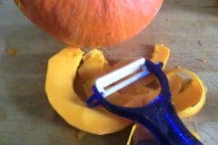 Kürbischips zubereiten
