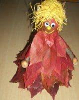 Artikelbild Weinlaubelfe basteln