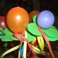 Artikelbild Luftballonblumen als Tischdekoration