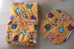 Material für Blumenübertopf