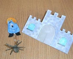 bemaltes Schloss