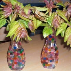 Artikelbild Mosaikvase kleben