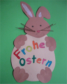 Artikelbild Osterhase mit Ostergrüßen basteln