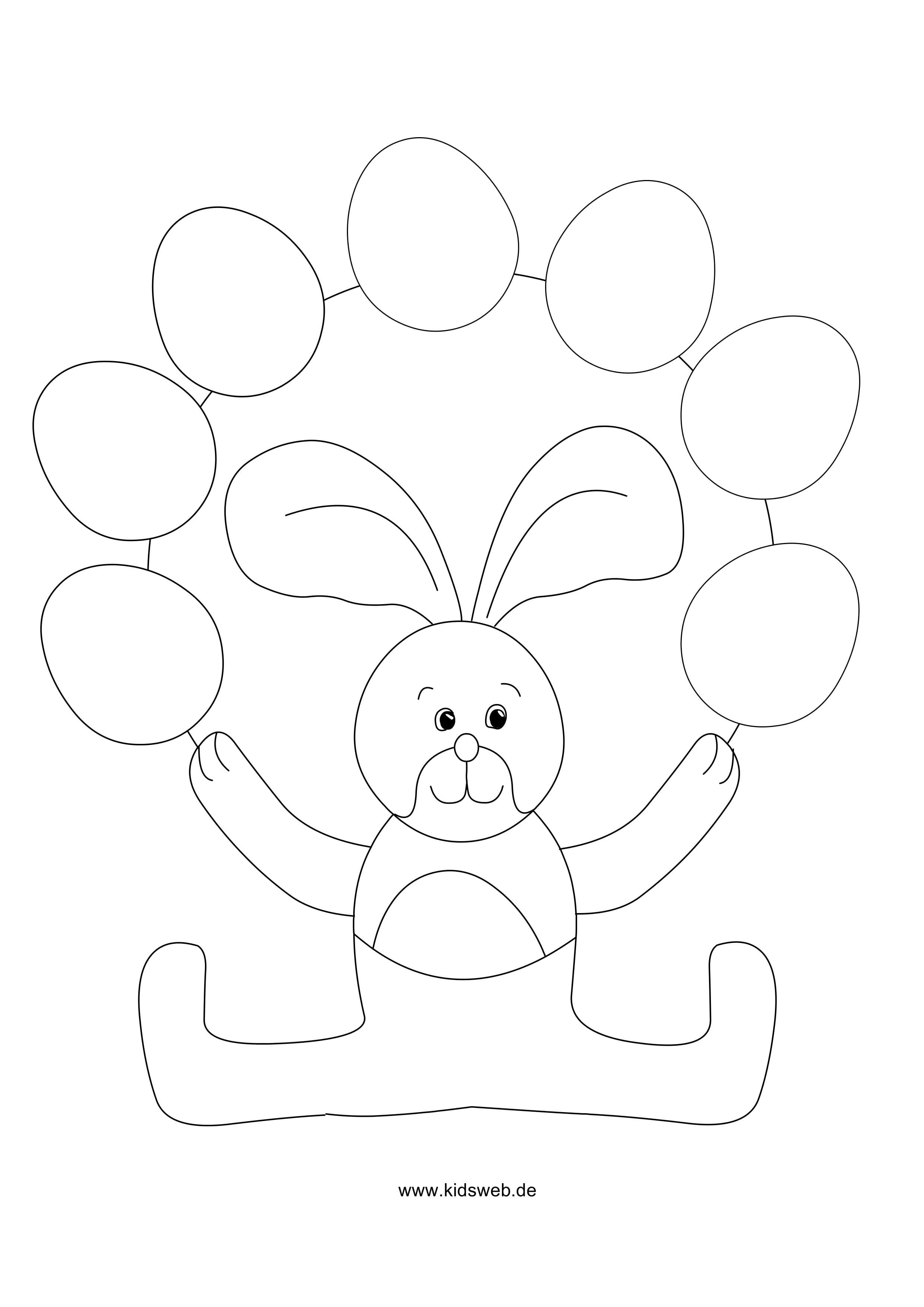 Artikelbild Jonglierenden Osterhasen  basteln