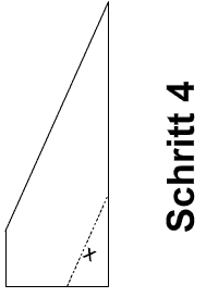 Papierflieger Schritt 4