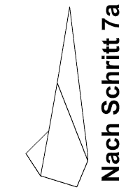 Papierflieger Schritt 7
