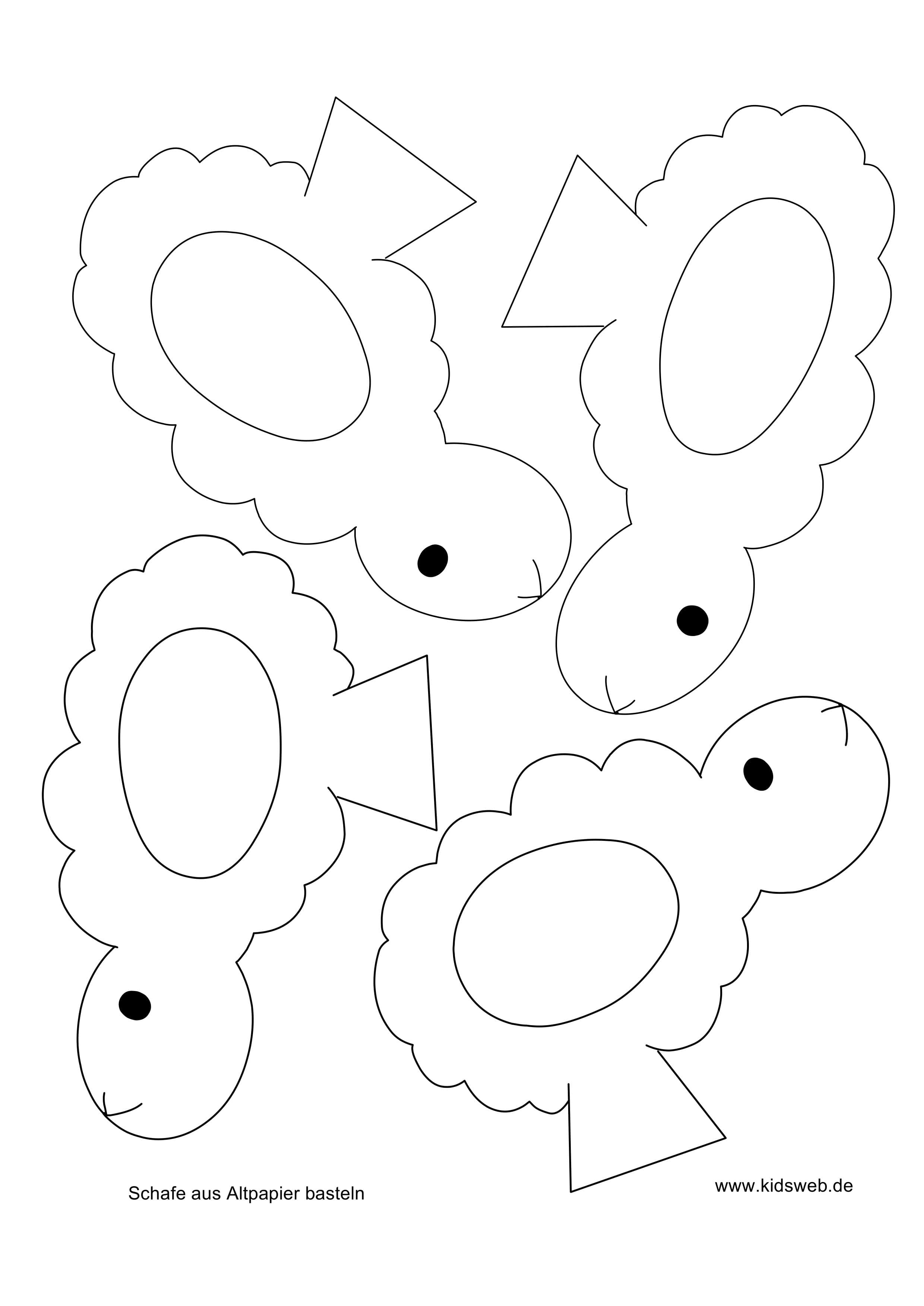 Artikelbild Osterlamm aus alten Zeitungen