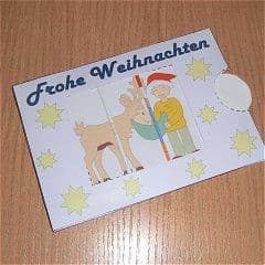 Schiebekarte Weihnachten