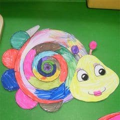 Artikelbild Bunte Schnecken basteln
