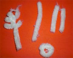 Schneesterne basteln