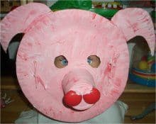 Artikelbild Schweinchenmaske basteln