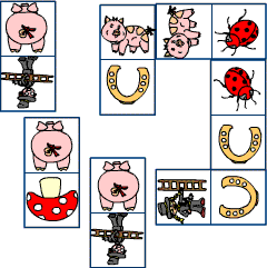 Artikelbild Silvesterdomino basteln und spielen