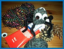 Material der Springspinne