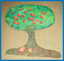 Artikelbild Apfelbaum aus Toilettenpapier