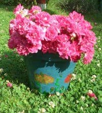 Artikelbild Tontopf für den Sommer bemalen