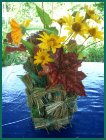 Vase fertig dekoriert