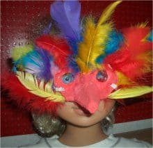 Artikelbild Vogelmaske basteln