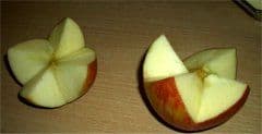 Zauberapfel eckig