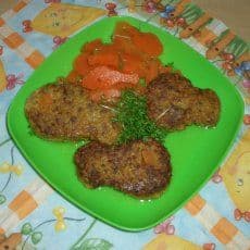 Bratlinge mit Mörchenfischen