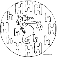 hippocampe Mandala