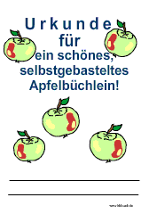 Apfelbuch-Urkunde