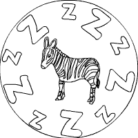 zebra-mandala