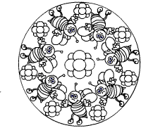 Bienen-Mandala